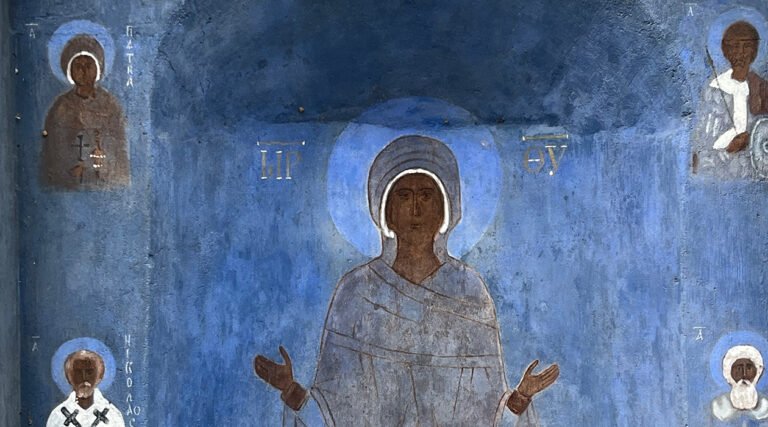 obraz nagrobka - zbliżenie